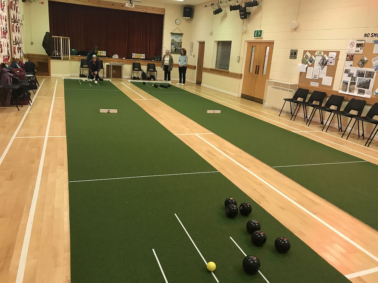 Toller Porcorum Village Hall, West Dorset, Short mat bowls sports groups and exercise classes